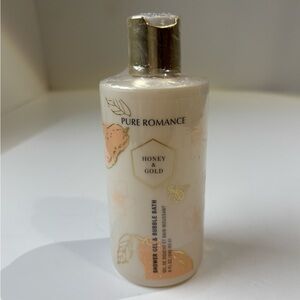 Pure Romance Honey & Gold Shower Gel & Bubble Bath — Discontinued Sealed 8 oz